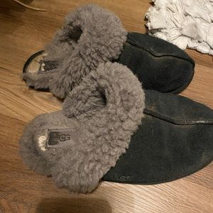 Black Ugg slippers